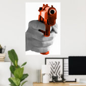 銃 ポスター (ホームオフィス)