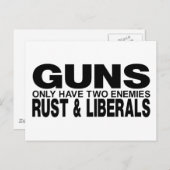 銃 ポストカード (正面/裏面)