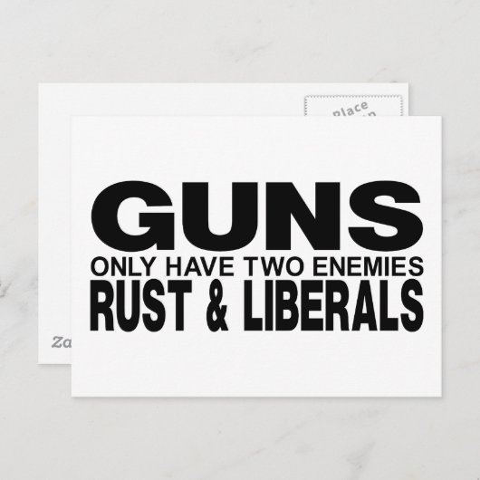 銃 ポストカード (正面/裏面)