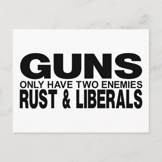 銃 ポストカード (正面)