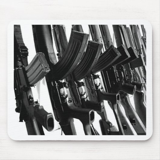 銃 マウスパッド (正面)