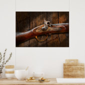 銃 – マスケット銃 – ロンドンアーモリー ポスター (キッチン)