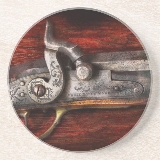 銃-ライフルの仕事 コースター (正面)