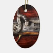 銃-ライフルの仕事 セラミックオーナメント (左)