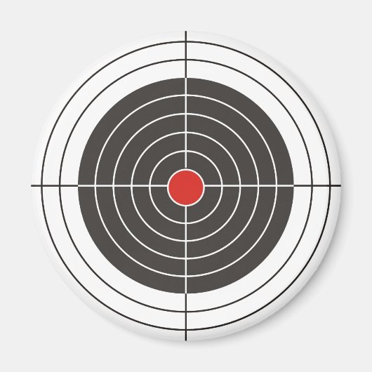 銃、ライフル又は銃の発射装置の標的射撃、 発砲 マグネット (正面)