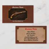 銃 – 米国ピストルモデル1842 名刺 (正面/裏面)