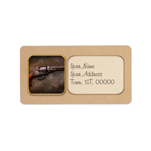 銃-警察-私のためのダンス ラベル (正面)