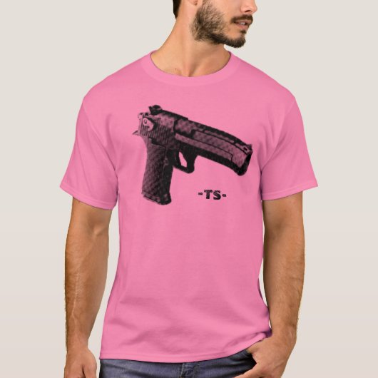 銃、- TS Tシャツ (正面)