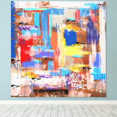 銅および絵を描 キャンバスプリント (インサイチュ (ウッドフロア))