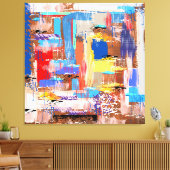 銅および絵を描 キャンバスプリント (インサイチュ (リビング))