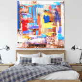 銅および絵を描 キャンバスプリント (インサイチュ (寝室))