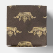 銅および金ゴールドヴィンテージ王室のクラウン フェイバーボックス (上部)