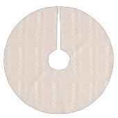 銅かわいらしバラ金ゴールドパイナップル&赤面ピンク ブラッシュドポリエステルツリースカート (正面)