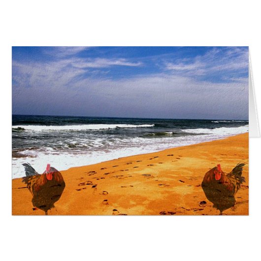 銅がビーチに向かう (正面横)