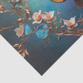 銅とアワビのハミングバードlデカップティッシュ 薄葉紙 (詳細)