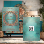 銅とエレガントターコイズの日付を保存