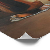 銅とオレンジアートプリント ポスター (角)