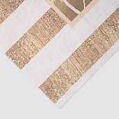 銅とクリーム熱帯のヤシの木が輝モダンく 薄葉紙 (詳細)