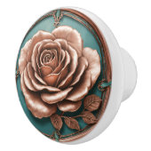 銅とターコイバラ セラミックノブ (右)