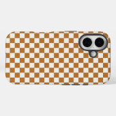 銅と卵殻の市松模様 Case-Mate iPhoneケース (裏面 (横))