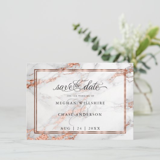 銅と大理石結婚のエレガはっきりしたンス セーブザデート (スタンド正面)