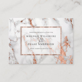 銅と大理石結婚のエレガはっきりしたンス 名刺