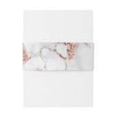 銅と大理石結婚のエレガはっきりしたンス 招待状ベリーバンド (裏面例)