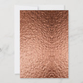 銅と大理石結婚のエレガはっきりしたンス 招待状 (裏面)