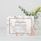 銅と大理石結婚のエレガはっきりしたンス 招待状 (スタンド正面)