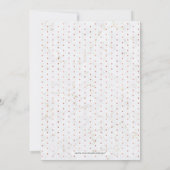 銅と大理石 | 現代のサプライズ退職パーティー 招待状 (裏面)