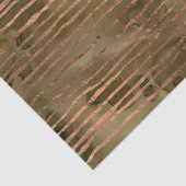 銅と金ゴールドの水の色のストライプパターン 薄葉紙 (詳細)