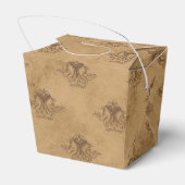 銅と金ゴールドヴィンテージドラゴン フェイバーボックス (裏面サイド)