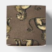 銅と金ゴールドヴィンテージライオン フェイバーボックス (上部)