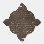 銅と金ゴールドヴィンテージ書 フェイバーボックス (折り畳みなし)