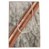 銅と銅の第7回記念日 ミディアムペーパーバッグ (裏面)