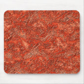 銅に赤い(鳥)ショウジョウコウカンチョウの小さな溝のテクスチャ マウスパッド (正面)