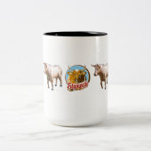 "銅のつる植物" 15のozのマグ ツートーンマグカップ (中央)