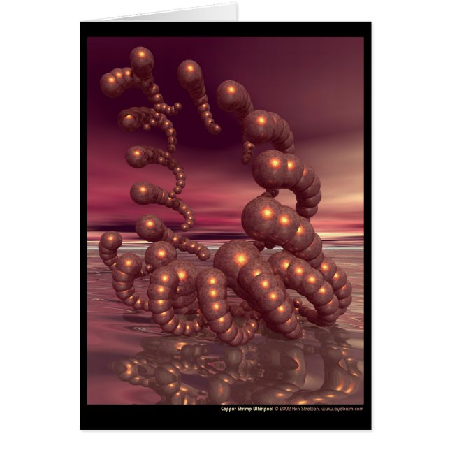 銅のエビの渦 (正面)