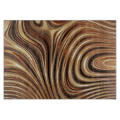 銅のコーヒー渦巻 カッティングボード (正面)