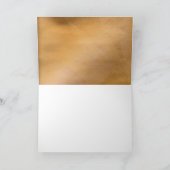 銅のブラシ仕上げ サンクス サンキューカード (内部)