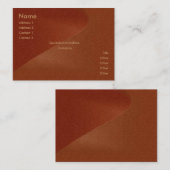 銅のプロフィールカード 名刺 (正面/裏面)