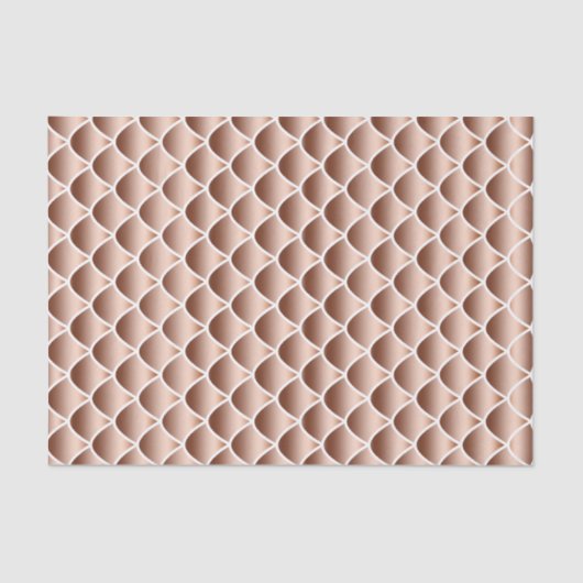 銅のヘビのスケール 薄葉紙 (正面)