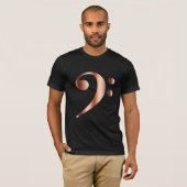 銅のヘ音記号 Tシャツ (正面フル)