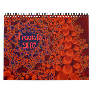 銅のリース、フラクタル2007年 カレンダー