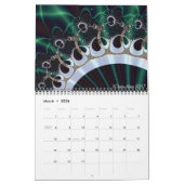 銅のリース、フラクタル2007年 カレンダー (3月 2026)