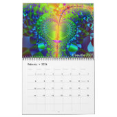 銅のリース、フラクタル2007年 カレンダー (2月 2026)