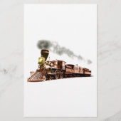 銅の列車 便箋 (正面)