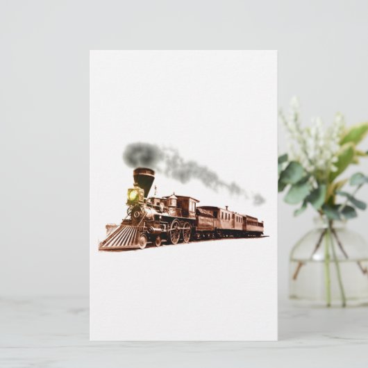 銅の列車 便箋 (スタンド正面)