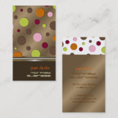 銅の名刺のコンフェッティス 名刺 (正面/裏面)