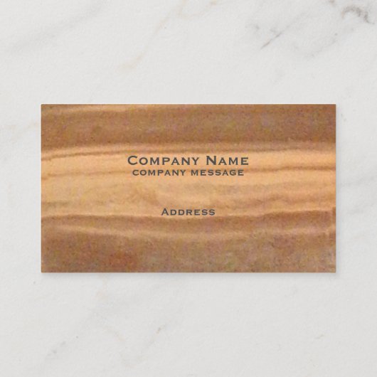 銅の名刺 名刺 (裏面)